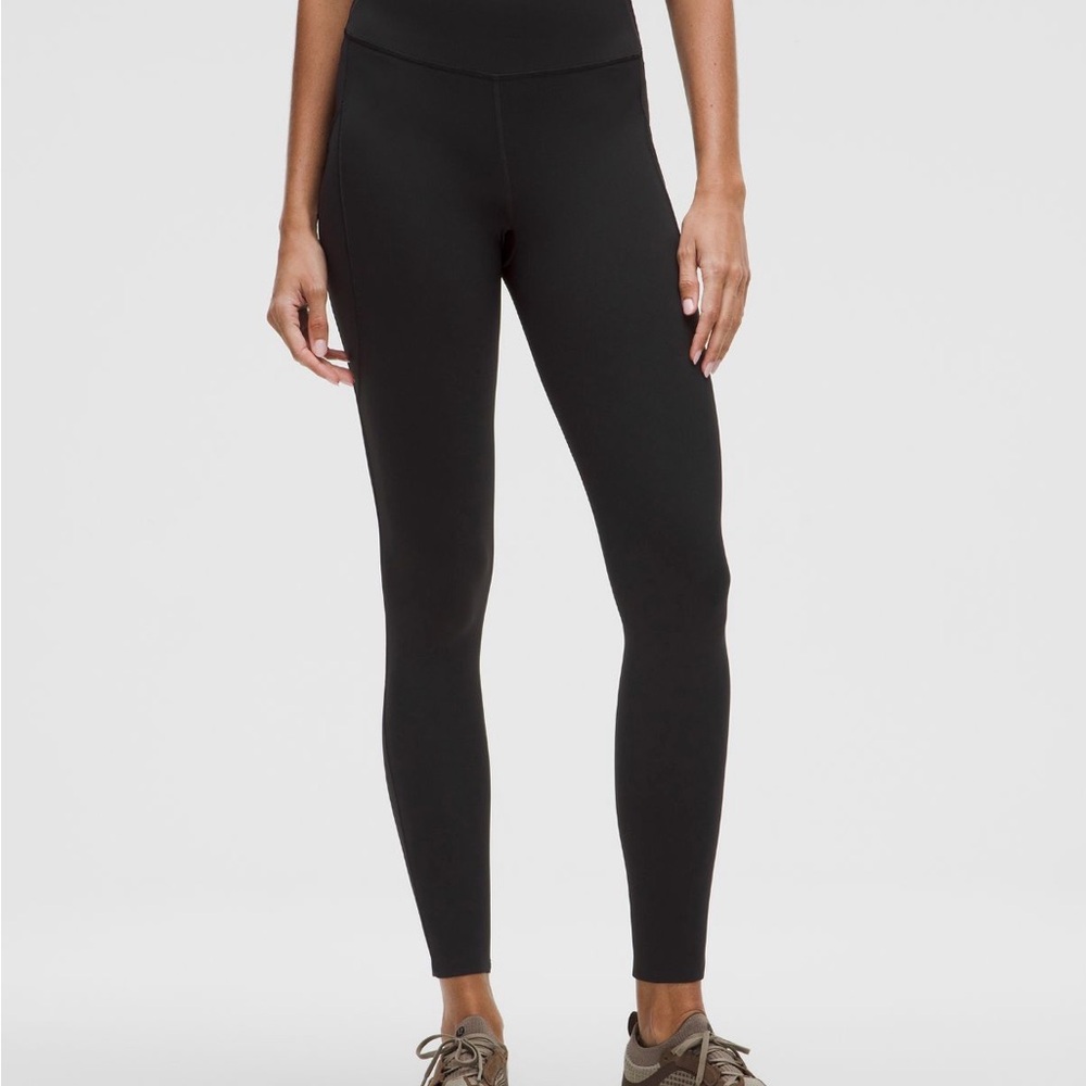 Lululemon Black Fast and Free 28” Leggings
